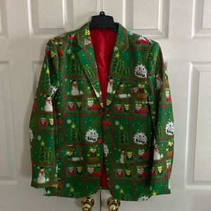 Christmas Dress Jacket, Size L, unknown Brand